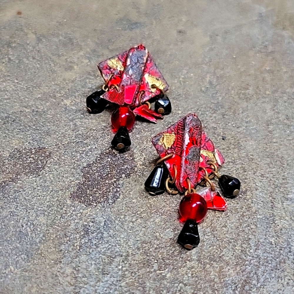 Multicolor handmade earrings